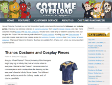 Tablet Screenshot of costumeoverload.com